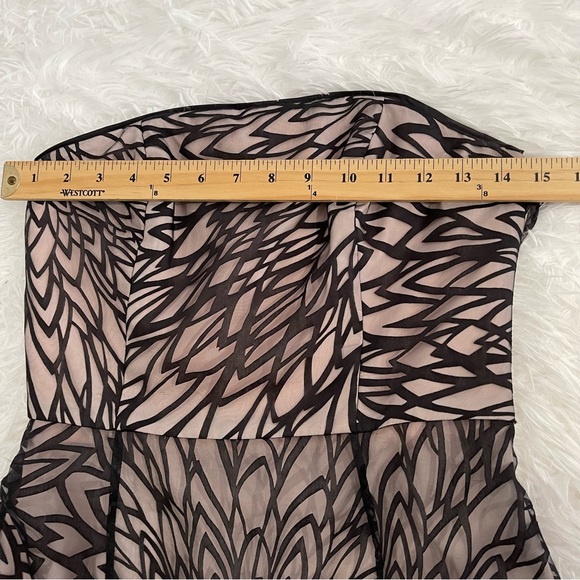 WHITE HOUSE BLACK MARKET Strapless Formal/Party Dress Women’s 2 Black/Pink Lined - Picture 7 of 8